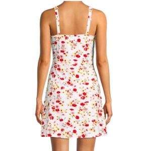 No Boundaries Juniors' Milk Maid Button Front Dress size L (11-13)